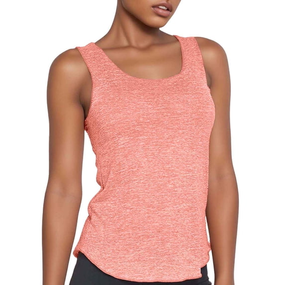 JIAYUE Women's Tank Tops Scoop Neck Solid Color Sports Running And Fitness Quick Drying Sleeveless Loose Yoga Classic Female Vest