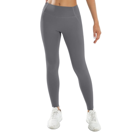 JIAYUE Womens Athletic Leggings High Waist Ankle Length Tight Solid Color Slim-Leg Fitness Casual Everyday Workout Yoga Pants