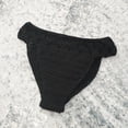 thumbnail image 1 of JIAYUE Womens Bohemian Swimwear Crochet Bikini Briefs Hollow High Waisted Solid Color Swim Bottoms Holiday Beach Bathing Suit, 1 of 2