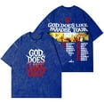 thumbnail image 1 of JID God Does Like Paradise Tour 2025 Vintage Wash T-Shirts Women Men Cotton Short Sleeve Tee, 1 of 6