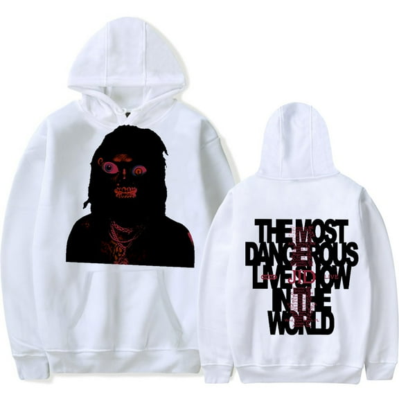 JID Merch GRAPE SILHOUTTE Hoodies Long Sleeve Women Men Trendy Casual Streetwear