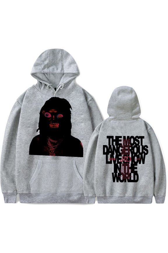 JID Merch GRAPE SILHOUTTE Hoodies Long Sleeve Women Men Trendy Casual Streetwear