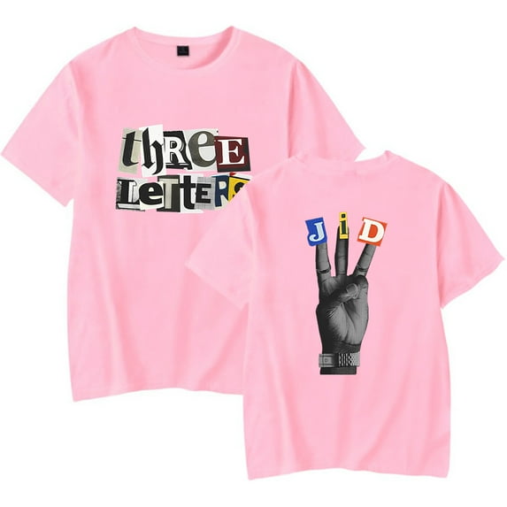 JID Merch Three Letters Ransom T-Shirt Men/Women Streetwear T-Shirt Shirt Short Sleeve