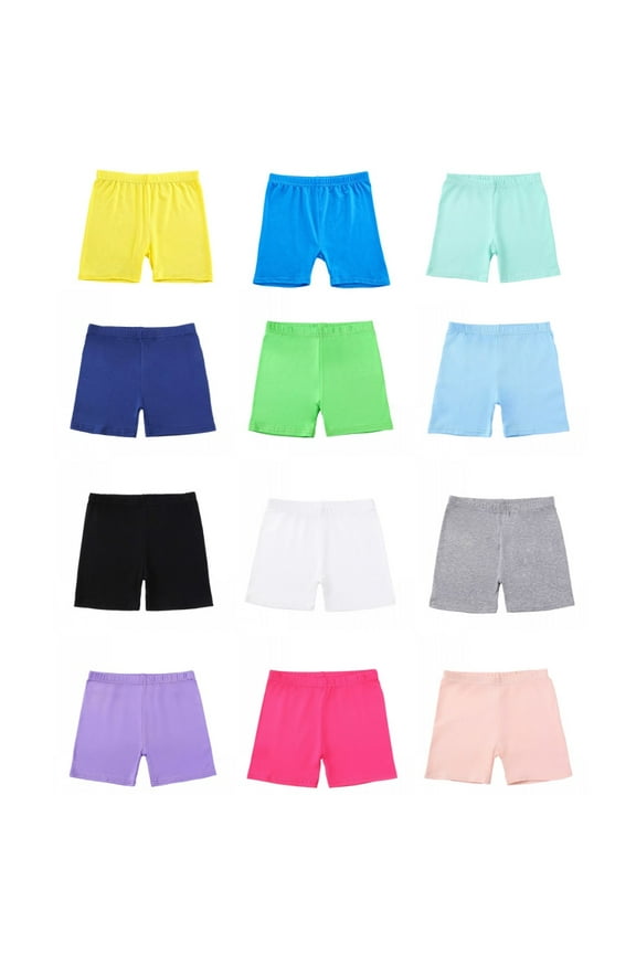 Under Dress Cotton Biker Short (2-3 Years) 6 Pack