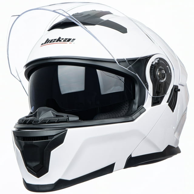 Jiekaiフルフェイス
黒　赤　Bluetooth　マイク付き
サイズMサイズ JIEKAI Adult Full Face Motorcycle Helmet with Double Visor