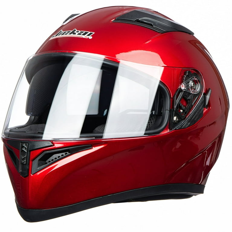 JIEKAI Motorcycle Full Face Helmet DOT Approved Dual Visor Modular