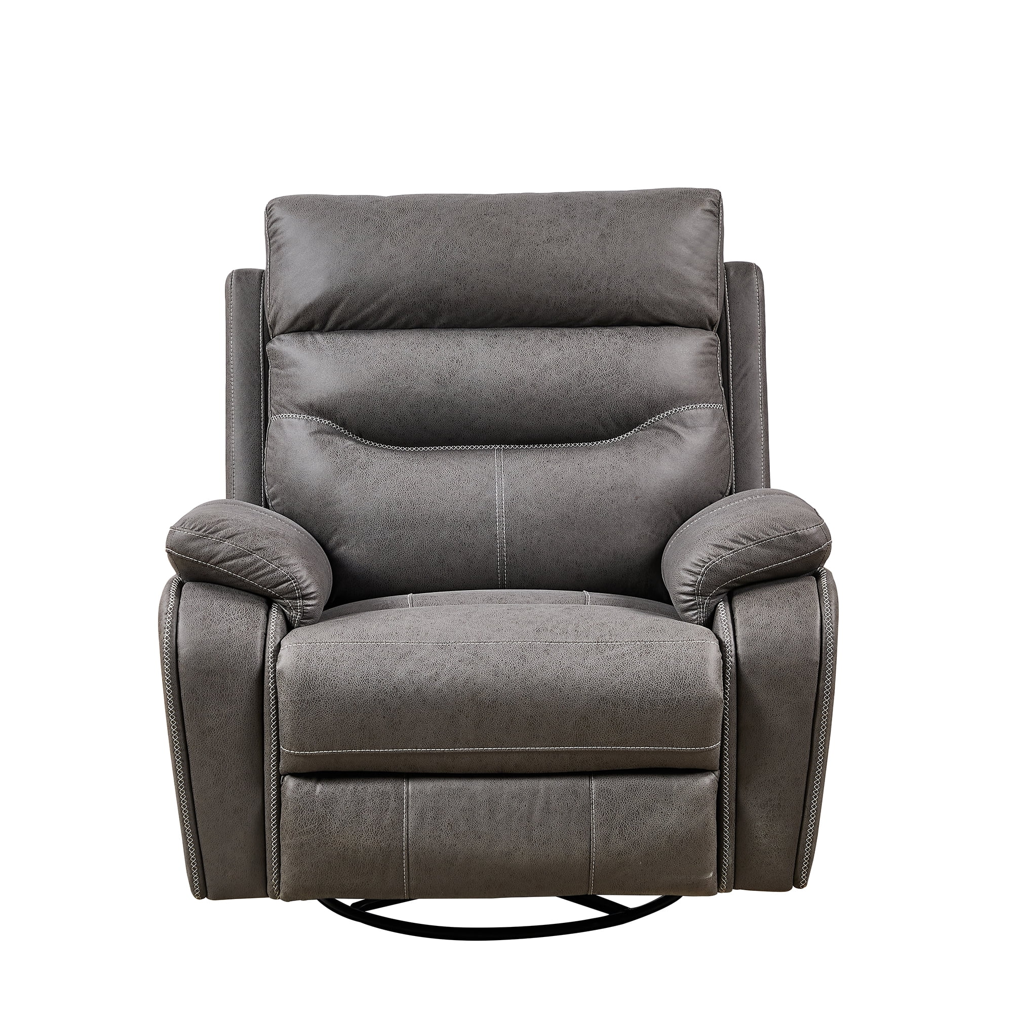JIELARHUA Dual OKIN Motor Rocking and 240 Degree Swivel Single Sofa Seat recliner Chair Infinite Position ,Head rest with power function