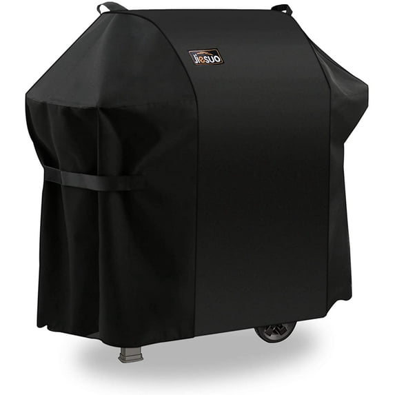 JIESUO 7106 Grill Cover for Weber Spirit 200 and 300 Series & Genesis Silver A/B: Heavy Duty Waterproof 52 Inch BBQ Cover