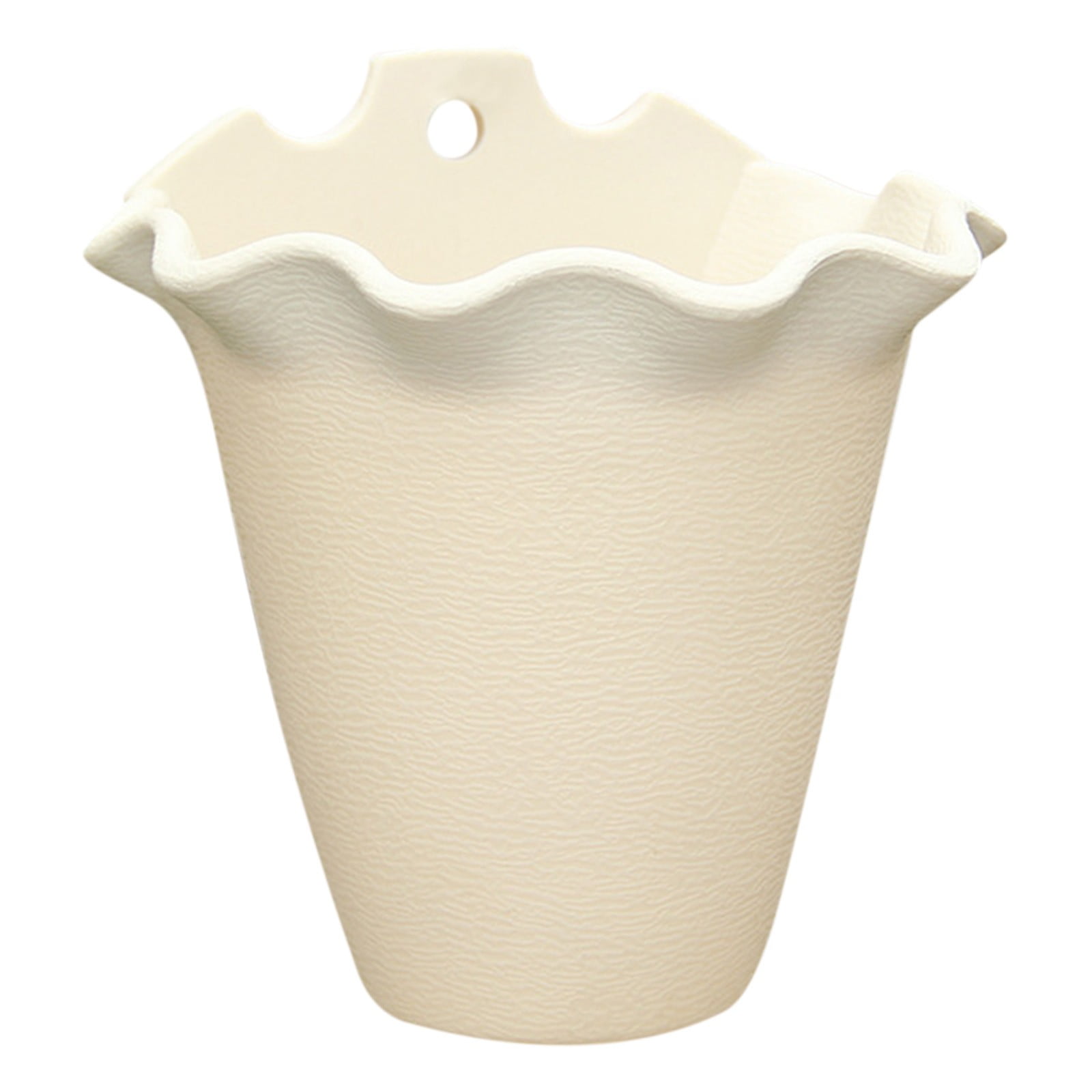 JIEU Wall Planter Plastic, Wall Mounted Flower Pot, Indoor Outdoor