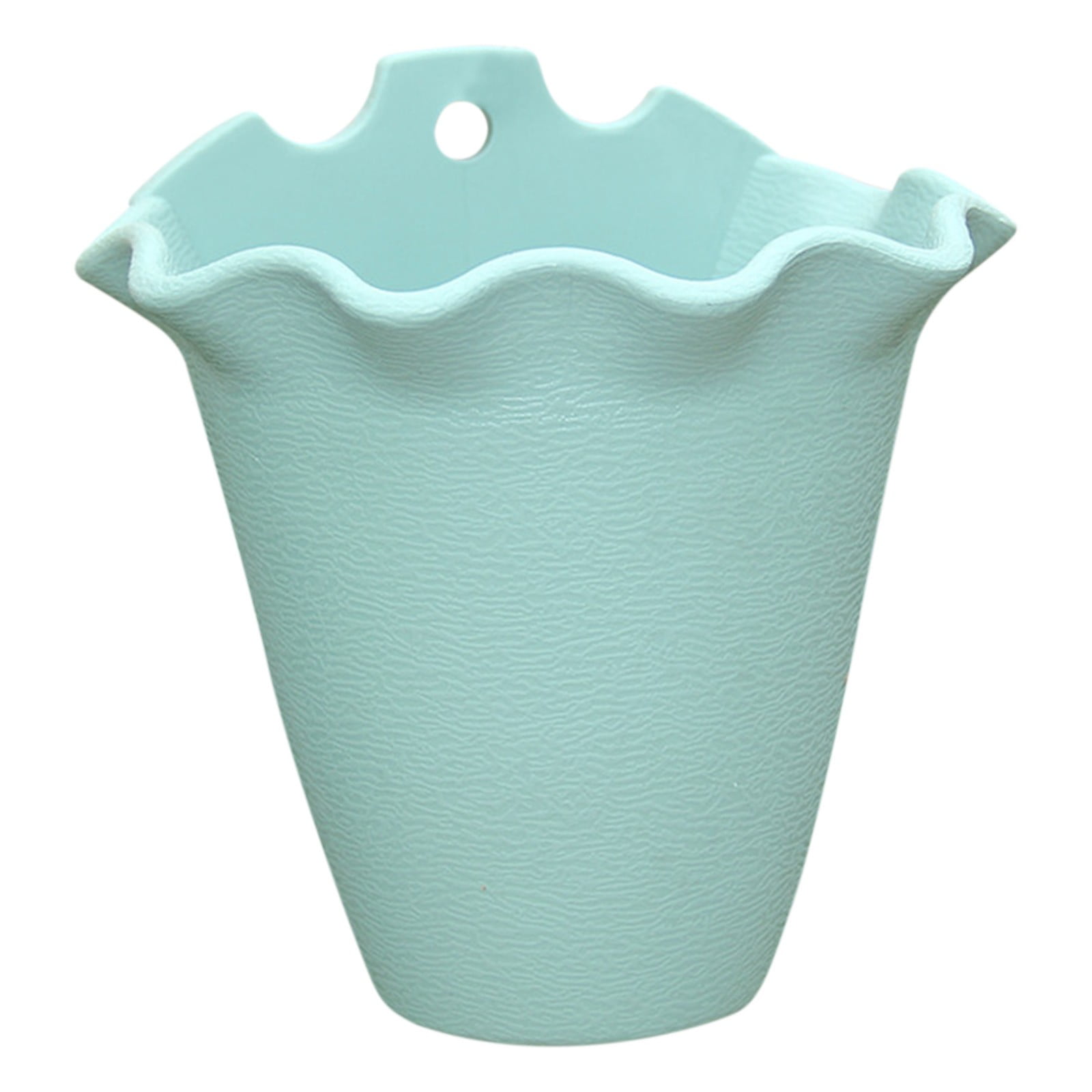 JIEU Wall Planter Plastic, Wall Mounted Flower Pot, Indoor Outdoor