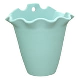 JIEU Wall Planter Plastic, Wall Mounted Flower Pot, Indoor Outdoor