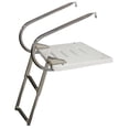 thumbnail image 1 of JIF Marine 2-Step I/O Transom Platform w/2 Arms SS 316 Telescoping Bottom Mount Boat - Dock Table, 1 of 6