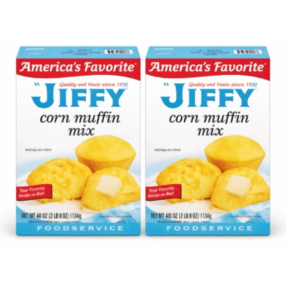 Jiffy Corn Muffin Mix 40 oz (2-pack)