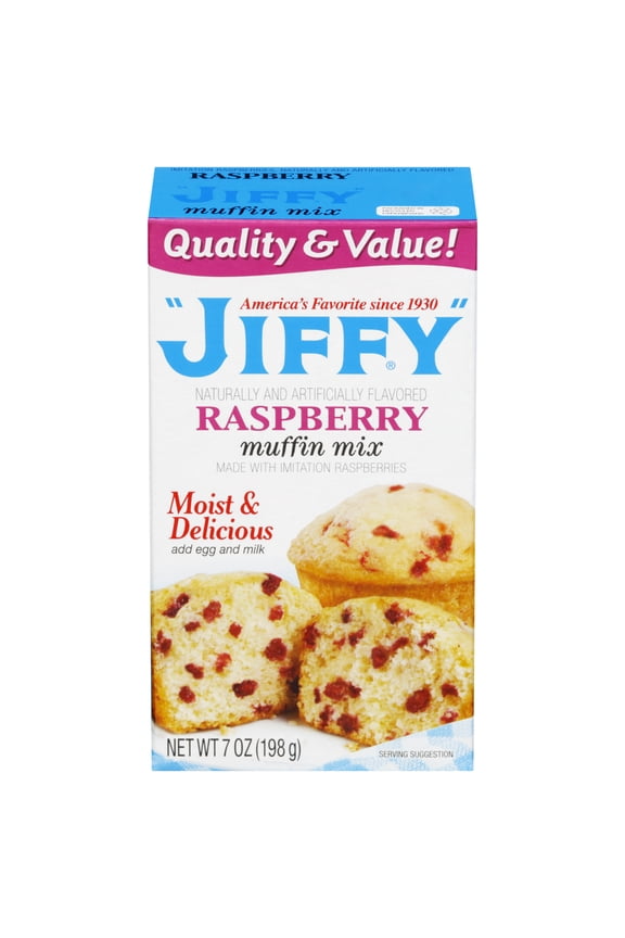 Raspberry Muffin Mix, 7 oz Box