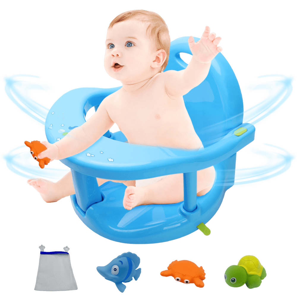 JIFON Baby Bath Seat,Baby Bath Chair, Newborn Shower Seat Bathtub Seat