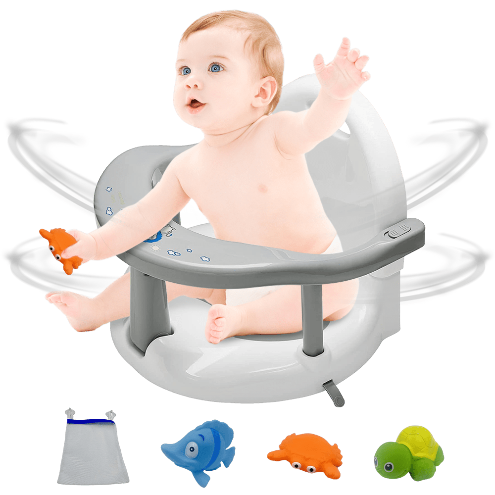 JIFON Baby Bath Seat,Baby Bath Chair, Newborn Shower Seat Bathtub Seat