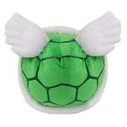 JIFON Koopa Troopa Plush Backpack Turtle Shell Bag with Wing Shoulder Bag Cosplay Costume, Green