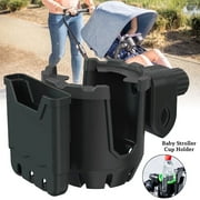 JIFON Stroller Cup Holder with Phone Holder, Universal Bike Cup Holder, 2-in-1 Bottle Holder for Stroller, Bike, Wheelchair, Walker, Scooter, Green