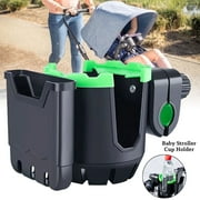 JIFON Stroller Cup Holder with Phone Holder, Universal Bike Cup Holder, 2-in-1 Bottle Holder for Stroller, Bike, Wheelchair, Walker, Scooter, Orange