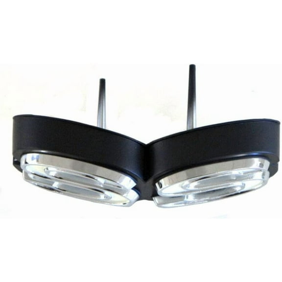 JIJIGUA Grille Front Side Bumper Grill Emblem w/ Retainers for Chevy for Chevelle 1970 for El Camino 1970 EM1303 CVEM70-1