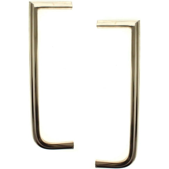 JIJIGUA Set of 2 Grille Trims Grill Driver & Passenger Side Chrome for GMC, for Chevy R/V Pair