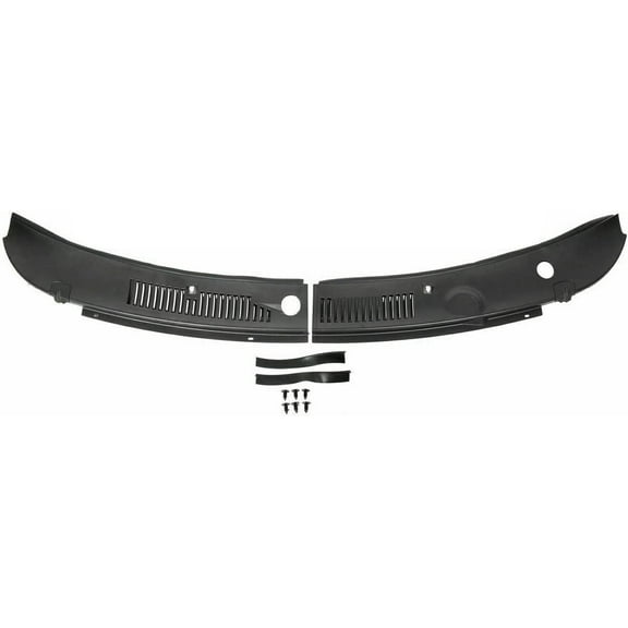 JIJIGUA Windshield Improved Wiper Cowl Vent Grille Panel Hood for Ford for Mustang Mach 1 03-04 & SVT Cobra 99 01 03-04 & Equipado 99-03 & Base/GT 99-04 1999-2004