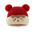 thumbnail image 1 of JIKNTTR Baby Beanie Hat Toddler Winter Knitted Hat Cute Soft Warm Pom Pom Beanie Cap For Boys Girls Warm Hat Kids Hat Soft Warm Caps, 1 of 4