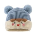 thumbnail image 1 of JIKNTTR Baby Beanie Hat Toddler Winter Knitted Hat Cute Soft Warm Pom Pom Beanie Cap For Boys Girls Warm Hat Winter Knit Hats for Baby, 1 of 4