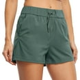 thumbnail image 1 of JIKNTTR Casual Shorts for Women Women's Sports Shorts Loose Breathable Lace Up Yoga Running Fitness Shorts Women Yoga Running Shorts, 1 of 5