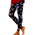 thumbnail image 1 of JIKNTTR Football Leggings For Women Print Tights Leggings Tummy Control Yoga Sport Leggings High Waisted Leggings Stretchy Athletic Legging Tights, 1 of 5