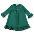thumbnail image 1 of JIKNTTR Girls Nightgowns Toddler Baby Girl Christmas Dress Little Kids Warm Long Sleeve Ruffle Princess Pajamas Dress Sleepwear Christmas PJs Loungewear, 1 of 2