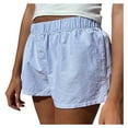 thumbnail image 1 of JIKNTTR High Waisted Shorts Women Shorts Cute Soft Plaid Print Button Front Pajama Bottoms Shorts Sleepwear Shorts for Women Travel Athletic, 1 of 9