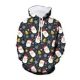 thumbnail image 1 of JIKNTTR Kids Boys Girls Hoodie Pullover Autumn Winter Christmas Hooded Sweatshirt Santa Print Casual Hoodies Cartoon Outerwear With Pocket Fashion Sweatshirt, 1 of 2