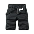 thumbnail image 1 of JIKNTTR Men's Classic Cargo Stretch Shorts Casual Loose Classic Solid Color Sports Short Pants Relaxed Fit Stretch Cargo Pant, 1 of 2