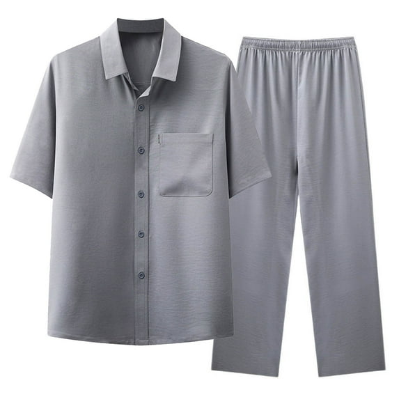 JIKNTTR Men's Hawaiian Matching Set Mens Letter Printed Round Neck Pullover Short Sleeve T Shirt Drawstring Shorts Suit Two Piece Suit Trendy Beach Tracksuits