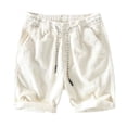 thumbnail image 1 of JIKNTTR Men's Relaxed Fit Casual Shorts Men's Summer Casual Solid Colorstraight Leg Casual Shorts Outdoor Multi Pocket Casual Shorts, 1 of 3