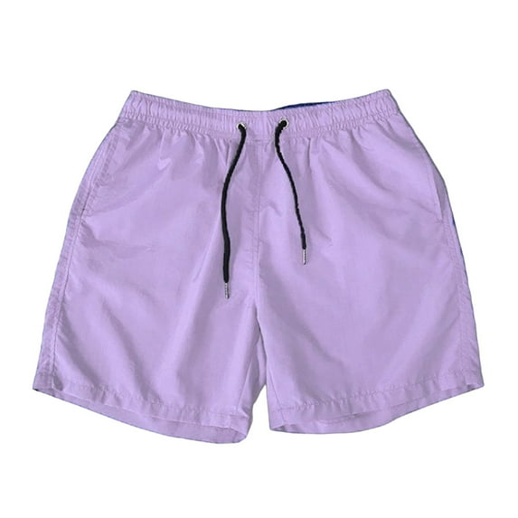 JIKNTTR Men's Summer Beach Shorts Mens Casual Shorts Candy Color Sports Shorts Loose Quick Drying Thin Shorts Mens Drawstring Casual Shorts