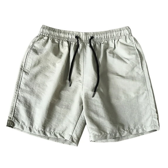 JIKNTTR Men's Summer Beach Shorts Mens Casual Shorts Candy Color Sports Shorts Loose Quick Drying Thin Shorts Mens Drawstring Casual Shorts