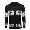 thumbnail image 1 of JIKNTTR Men's Sweater Christmas Sweater For Mens Cardigan Button Down Funny Knit Xmas Holiday Party Sweater Coat Knitted Sweaters Streetwear, 1 of 4