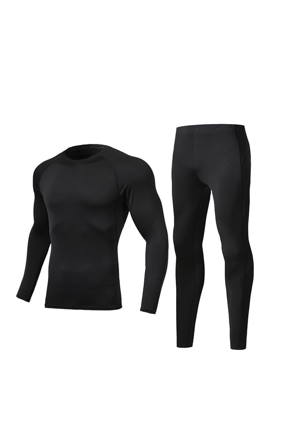 Men's Thermal Underwear Sets Soft Lined Long Johns Winter Warm Base Layer Top & Bottom Comfortable Sports Suit Winter Warm Base Layer Top & Bottom