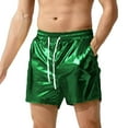 thumbnail image 1 of JIKNTTR Mens Fashion Comfy Shorts Sexy Shorts Metallic Shiny Sparkly Hot Drawstring Short Pants With Pockets Workout Athletic Shorts, 1 of 6