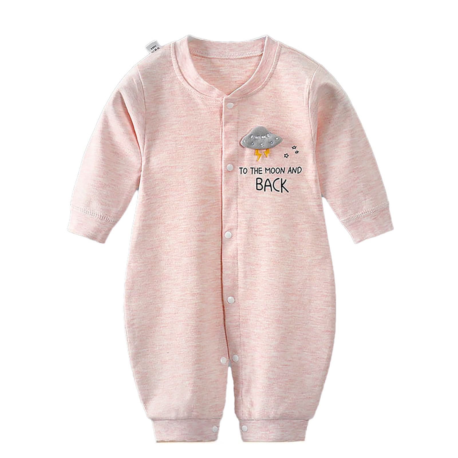 Asher & Olivia Baby Girl's Long-Sleeve Kimono Footed Pajamas - Side Snap Footie With Matching Hat, 100% Premium Cotton