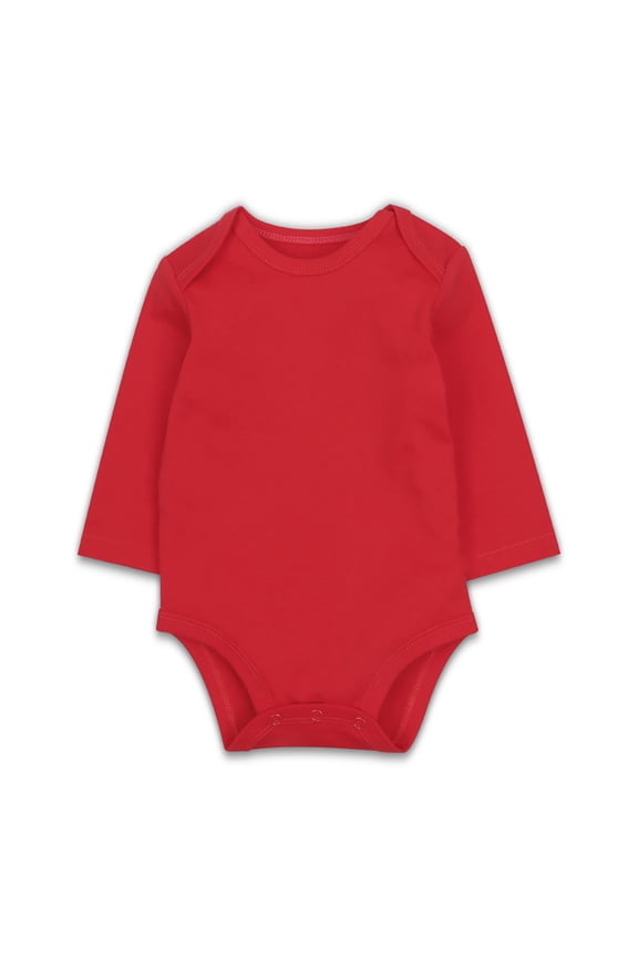 Baby Boy Girl Long Sleeve Onesies Bodysuit Rompers Solid Color Onesies Bodysuits Cute Baby Clothes 3-6 Months
