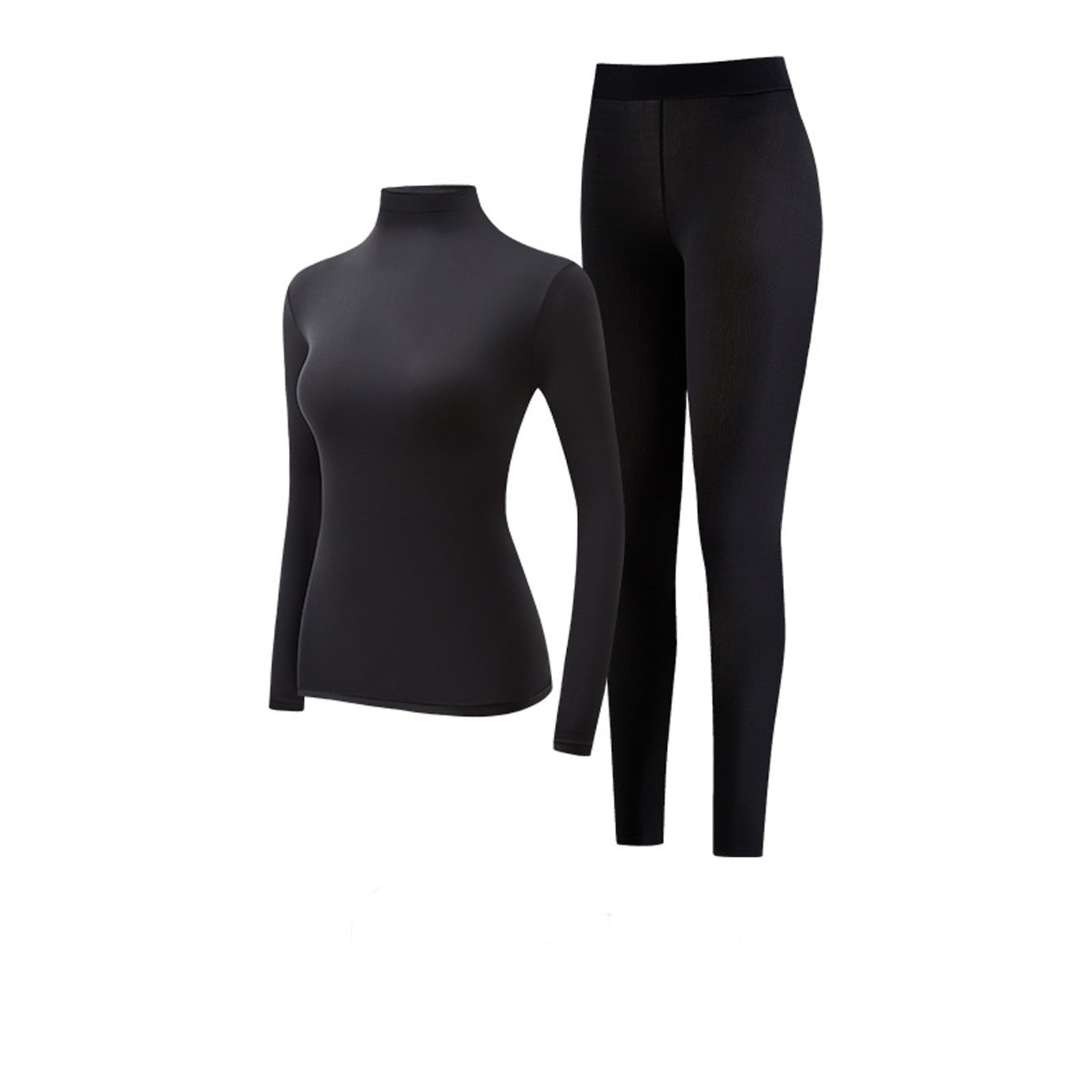 JIKNTTR Thermal Underwear For Women Long Johns Women's Thermal ...