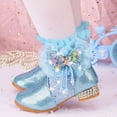 thumbnail image 1 of JIKNTTR Toddler Gilrs Boots Fashion Ankel Booties Toddler Girls Booties Little Kid Shoes Short Boots Girls Boots Shoes Princess Shoes Ankle Winter Snow Boots, 1 of 8