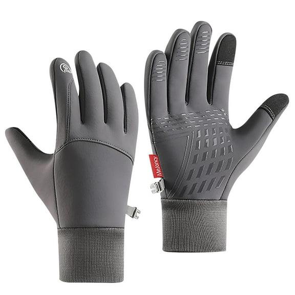 JIKNTTR Winter Gloves Touch Screen Water Resistant Windproof Thermal For Running Cycling Driving Hiking For Men Women