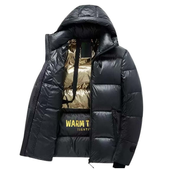 JIKNTTR Winter Jackets For Men Winter Thickened Down Coat Couple Padded Winter Clothing Thickened Padded Jacket Stylish Windbreak Outerwear