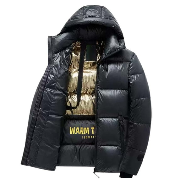 JIKNTTR Winter Jackets For Men Winter Thickened Down Coat Couple Padded Winter Clothing Thickened Padded Jacket Stylish Windbreak Outerwear