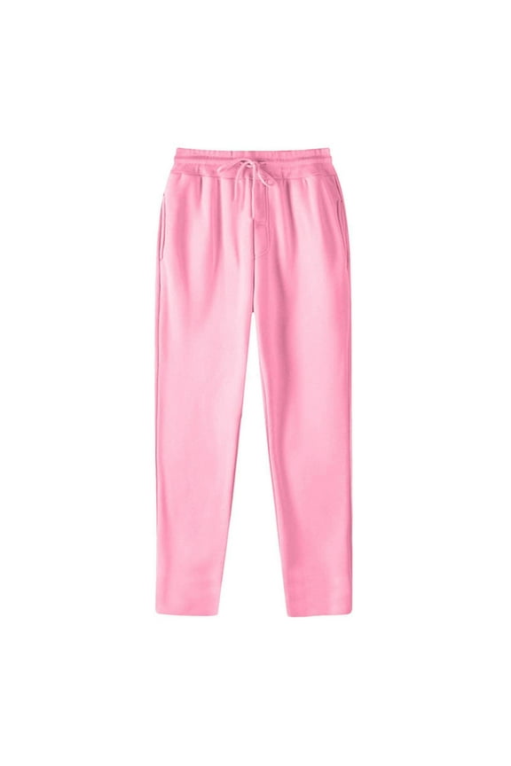 Women's Lined Sweatpants Casual Fashion High Waisted Workout Bottom Sweatpants Joggers Pants Athletic Trousers With Pockets Athletic Casual Slacks