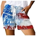 thumbnail image 1 of JIKNTTR Women's Relax Fit Shorts Ladies Casual Drawstring Shorts Summer Elastic Belt Shorts Pockets Women's Running Shorts, 1 of 4